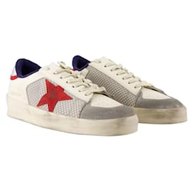 Golden Goose-Stardan Sneakers - Golden Goose Deluxe Brand - Leather - White-White