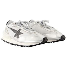 Golden Goose-Baskets de marathon - Golden Goose Deluxe Brand - Cuir - Argent-Argenté,Métallisé
