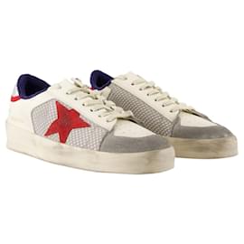 Golden Goose-Stardan Sneakers - Golden Goose Deluxe Brand - Cuir - Blanc-Blanc