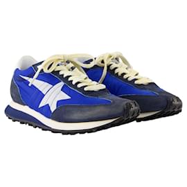 Golden Goose-Running Marathon Sneakers - Golden Goose Deluxe Brand - Leather - Blue-Blue