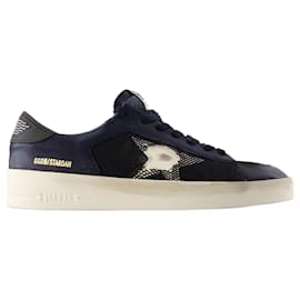 Golden Goose-Stardan Sneakers - Golden Goose Deluxe Brand - Leather - Blue-Blue