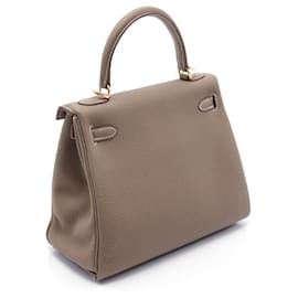 Hermès-Hermes Togo Kelly 25 Handbag Brown WMU710YN Stamp W (2024)-Brown