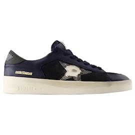 Golden Goose-Stardan Sneakers - Golden Goose Deluxe Brand - Leather - Blue-Blue