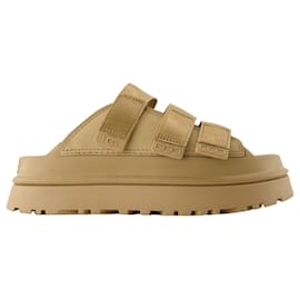 Ugg-Mules Goldenglow Slide W - UGG - Synthétique - Marron-Marron,Beige