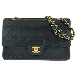 Chanel-Chanel Lambskin Matelasse 2way Bag Coco Mark Turn Lock-Black