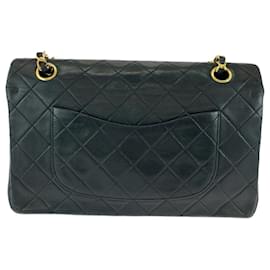 Chanel-Chanel Lambskin Matelasse 2way Bag Coco Mark Turn Lock-Black