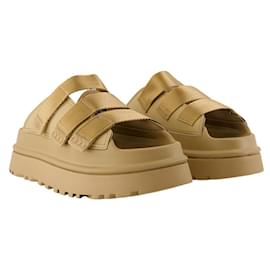Ugg-Mules Goldenglow Slide W - UGG - Synthétique - Marron-Marron,Beige