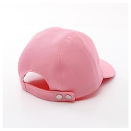 Hermès-Hermes Cotton Davis Sunshine Cap-Pink
