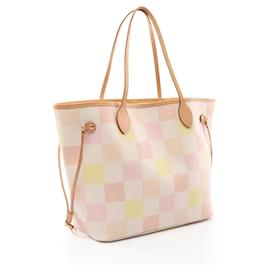 Louis Vuitton-Sac tote Neverfull MM Damier Louis Vuitton N40668-Rose