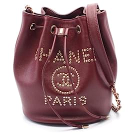 Chanel-Chanel Caviar Skin Deauville Shoulder Bag 28435093-Brown
