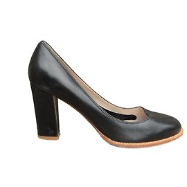 Jil Sander Leather Pumps Black Black