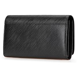 Louis Vuitton-Louis Vuitton Black Epi Twist Wallet-Black
