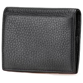Prada-Prada Black Vitello Grain Bifold Wallet-Black