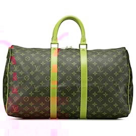 Louis Vuitton-Louis Vuitton Keepall 45 Monogram Marron-Marron