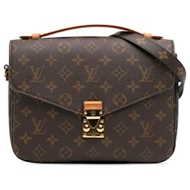Louis Vuitton-Louis Vuitton Brown Monogram Pochette Metis-Brown