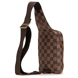 Louis Vuitton-Louis Vuitton Marron Damier Ebene Geronimos-Marron