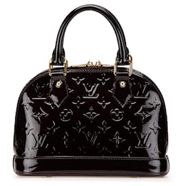Louis Vuitton-Louis Vuitton Purple Monogram Vernis Alma BB-Autre,Violet