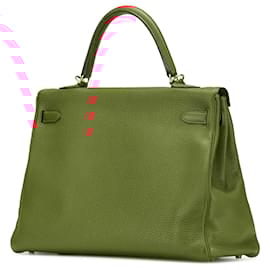 Hermès-Hermès Red Togo Kelly II Retourne 35-Red