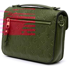 Louis Vuitton-Pochette Metis en Monogram Empreinte Rouge Louis Vuitton-Rouge