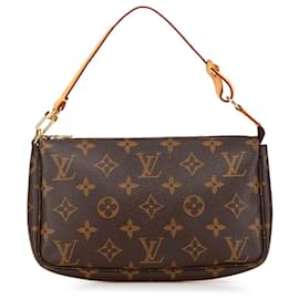 Louis Vuitton-Pochette Accessoires Monogram Marron Louis Vuitton-Marron