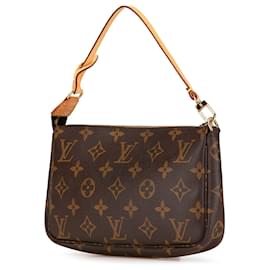 Louis Vuitton-Pochette Accessoires Monogram Marron Louis Vuitton-Marron