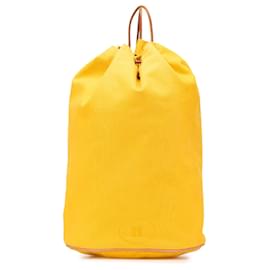 Hermès-Hermès Yellow Toile Polochon Mimile-Other