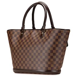 Louis Vuitton-Louis Vuitton Marron Damier Ebene Manosque GM-Marron