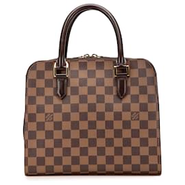Louis Vuitton-Louis Vuitton Marron Damier Ébène Triana-Marron