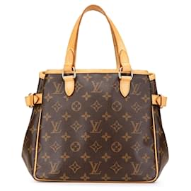 Louis Vuitton-Louis Vuitton Marron Monogram Batignolles Vertical PM-Marron
