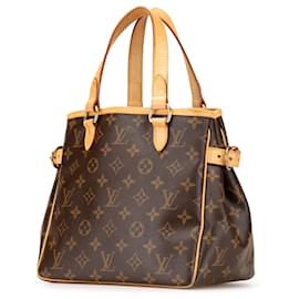 Louis Vuitton-Louis Vuitton Marron Monogram Batignolles Vertical PM-Marron