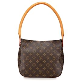 Louis Vuitton-Louis Vuitton Brun Monogram Looping MM-Marron