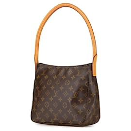 Louis Vuitton-Louis Vuitton Brun Monogram Looping MM-Marron
