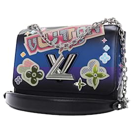 Louis Vuitton-Louis Vuitton Black Epi Kawaii Blossom Twist MM-Black,Other