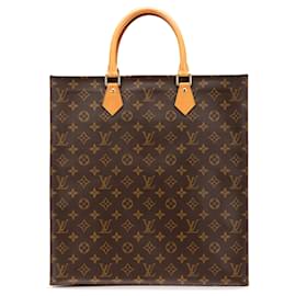 Louis Vuitton-Sac Plat Monogram Marron Louis Vuitton-Marron