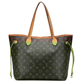 Louis Vuitton-Louis Vuitton Monogram Marron Neverfull MM-Marron