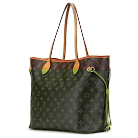 Louis Vuitton-Louis Vuitton Monogram Marron Neverfull MM-Marron