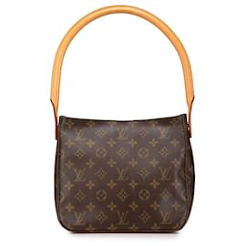 Louis Vuitton-Louis Vuitton Brown Monogram Looping MM-Brown