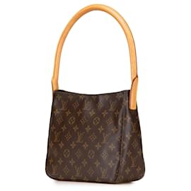 Louis Vuitton-Louis Vuitton Brun Monogram Looping MM-Marron