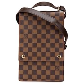 Louis Vuitton-Louis Vuitton Marron Damier Ebene Portobello-Marron