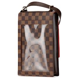 Louis Vuitton-Louis Vuitton Marron Damier Ebene Portobello-Marron