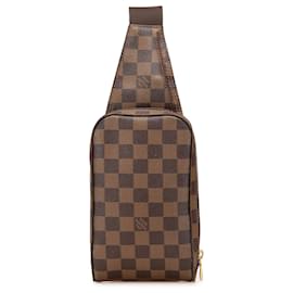 Louis Vuitton-Louis Vuitton Marron Damier Ébène Geronimos-Marron