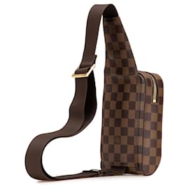 Louis Vuitton-Louis Vuitton Marron Damier Ébène Geronimos-Marron