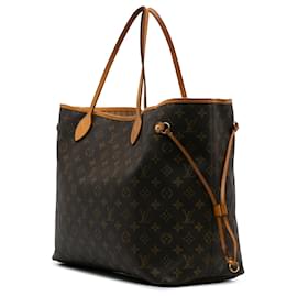 Louis Vuitton-Louis Vuitton Brun Monogram Neverfull GM-Marron