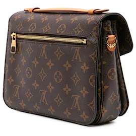 Louis Vuitton-Louis Vuitton Brown Monogram Pochette Metis-Brown
