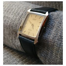Seiko-Montre à quartz vintage Seiko Dolce réf. 7321-5570-Noir,Doré