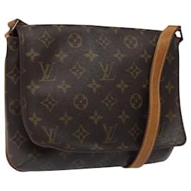 Louis Vuitton-LOUIS VUITTON Monogram Musette Tango Sac Long à Épaule M51388 LV Auth 117958-Monogramme