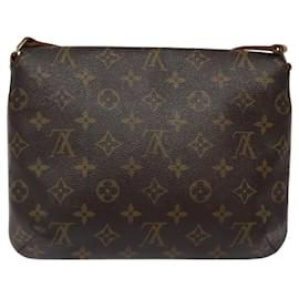 Louis Vuitton-LOUIS VUITTON Monogram Musette Tango Sac Long à Épaule M51388 LV Auth 117958-Monogramme