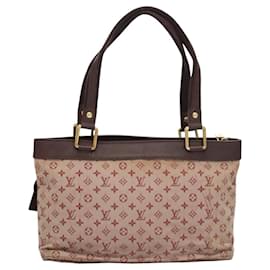 Louis Vuitton-LOUIS VUITTON Monogram Mini Lucille PM Sac à main Rouge M92678 LV Auth 117960-Rouge