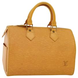 Louis Vuitton-LOUIS VUITTON Epi Speedy 25 Sac à main Tassili Jaune M43019 LV Auth 118351-Autre