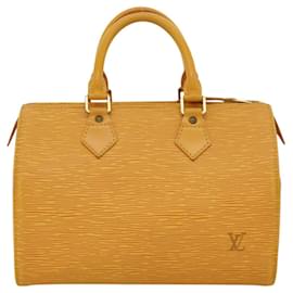 Louis Vuitton-LOUIS VUITTON Epi Speedy 25 Sac à main Tassili Jaune M43019 LV Auth 118351-Autre